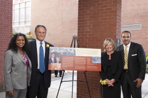 Rehana Shafi, George and Betsy Sherman and Dr. Hrabowski.